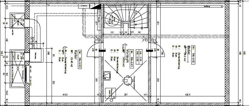 Grundriss Untergeschoss