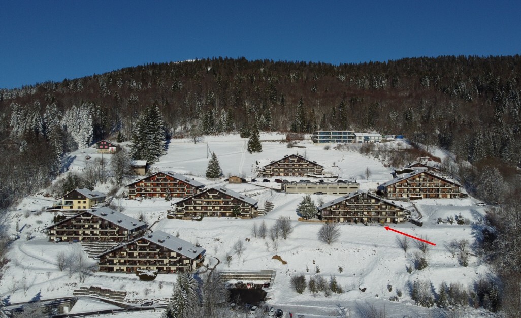 Vue aérienne sur le domaine