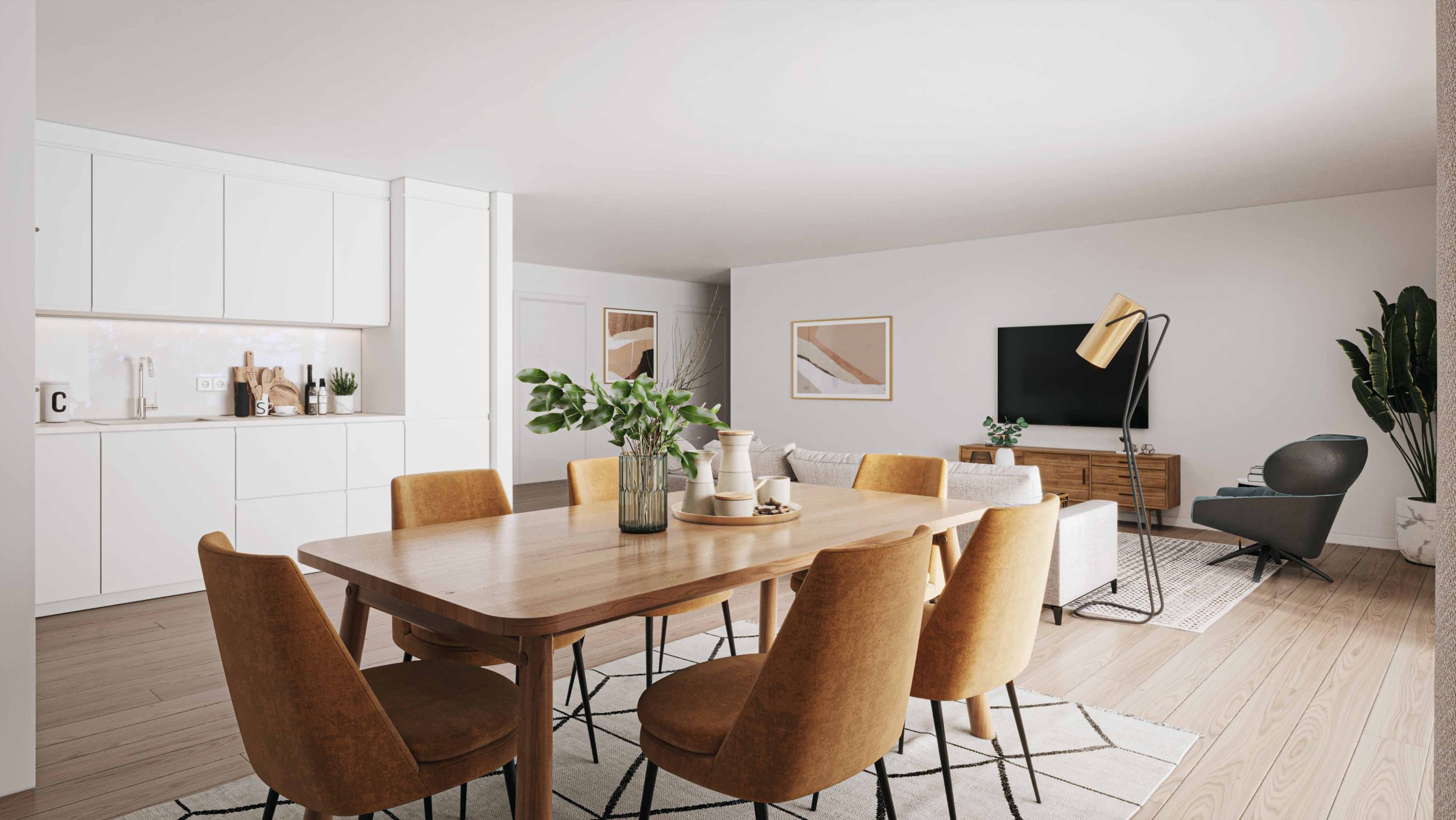 Wohnung Salgesch - Wohnzimmer Wohnung Salgesch - Wohnzimmer