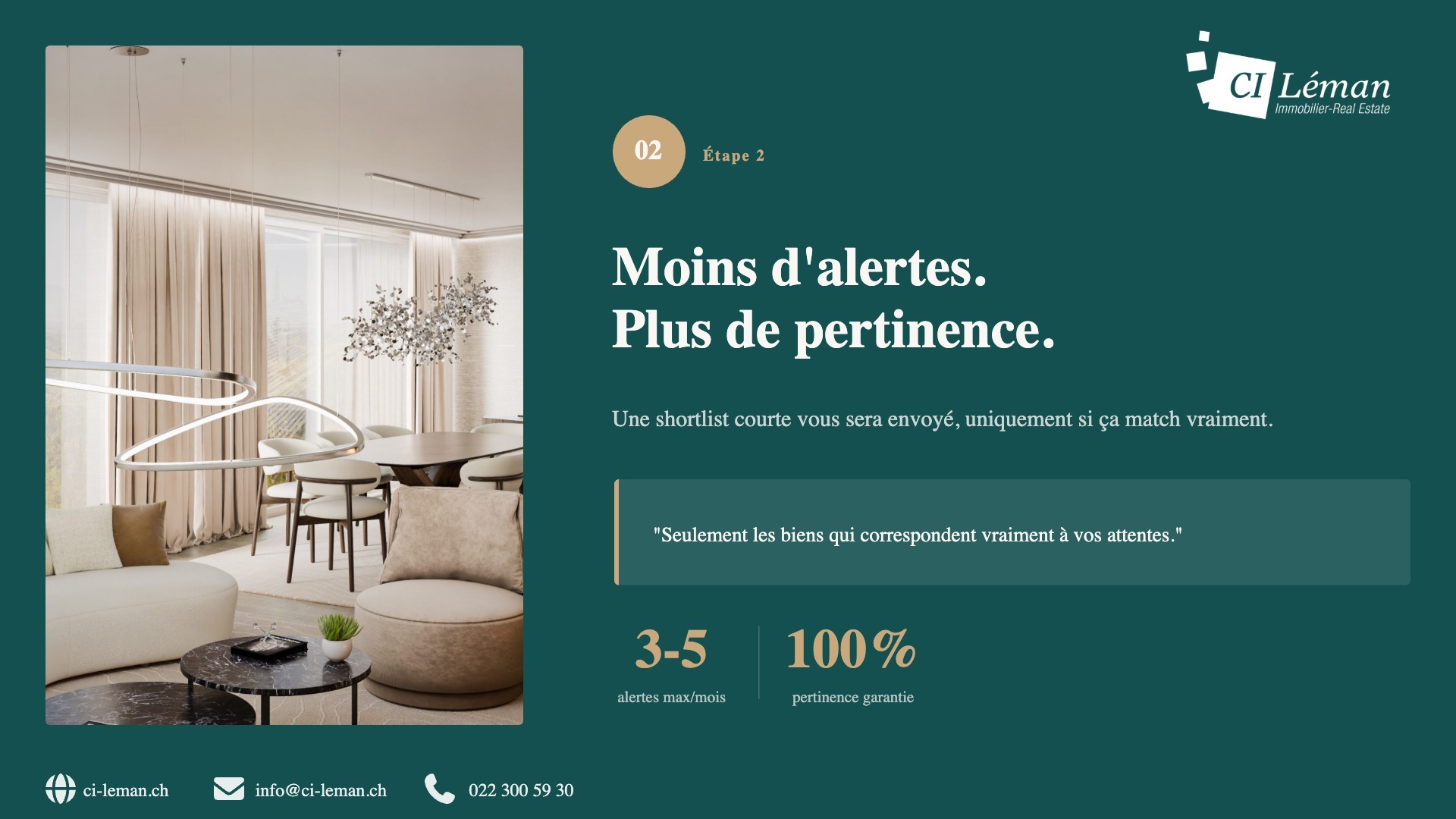 un site web pour un agent immobilier