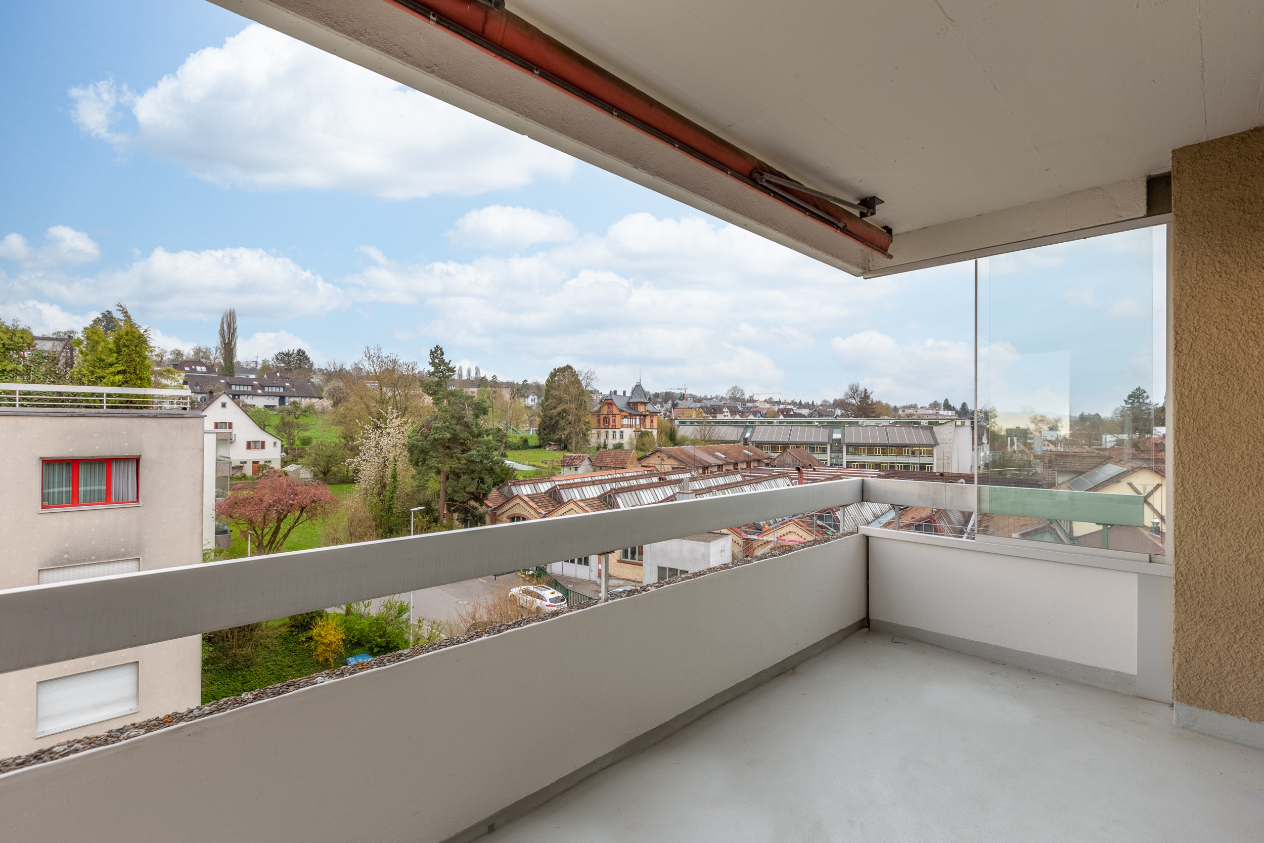 Herrliche Weitsicht über die Dächer von Kreuzlingen.