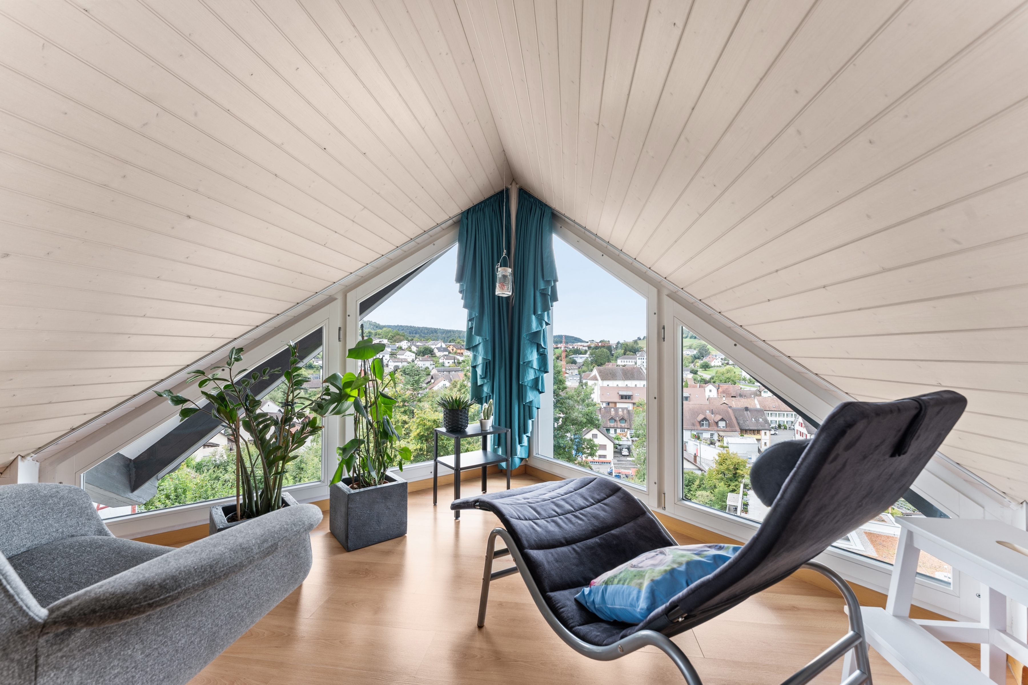 Aussicht von Zimmer IIII im DG