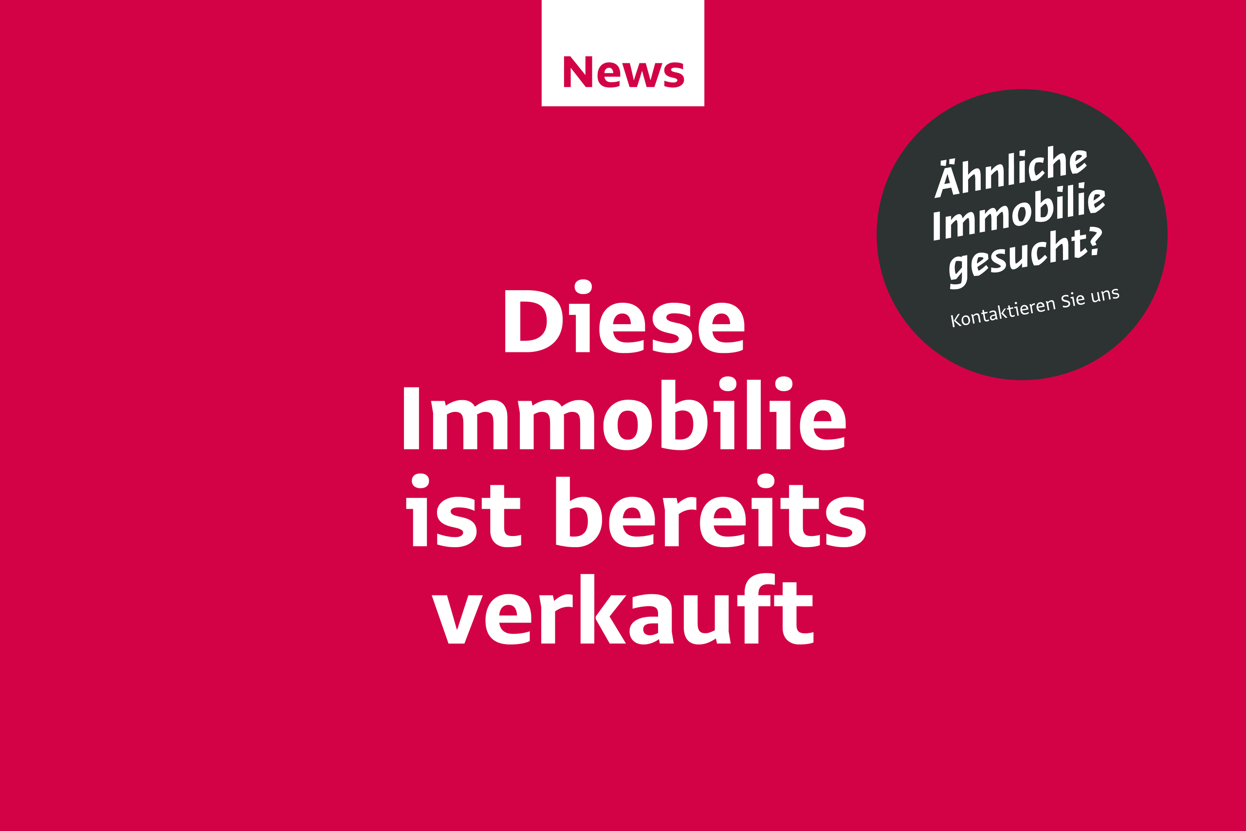 Erfolgreich verkauft Erfolgreich verkauft