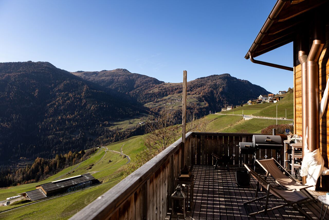 Aussicht Balkon Südseite (5 ½ Zi. Wohnung)