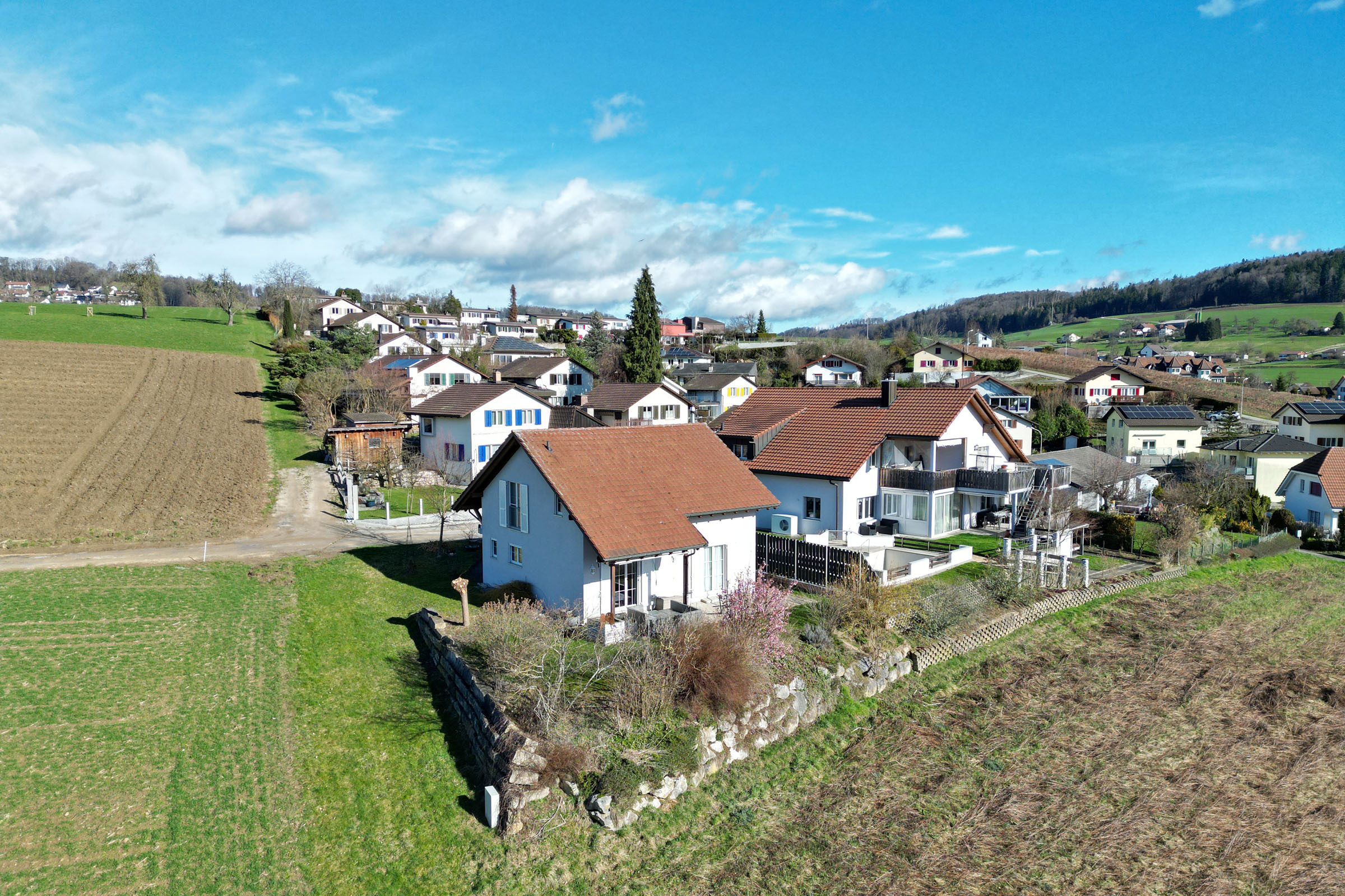 Das freistehende Einfamilienhaus an schöner Lage