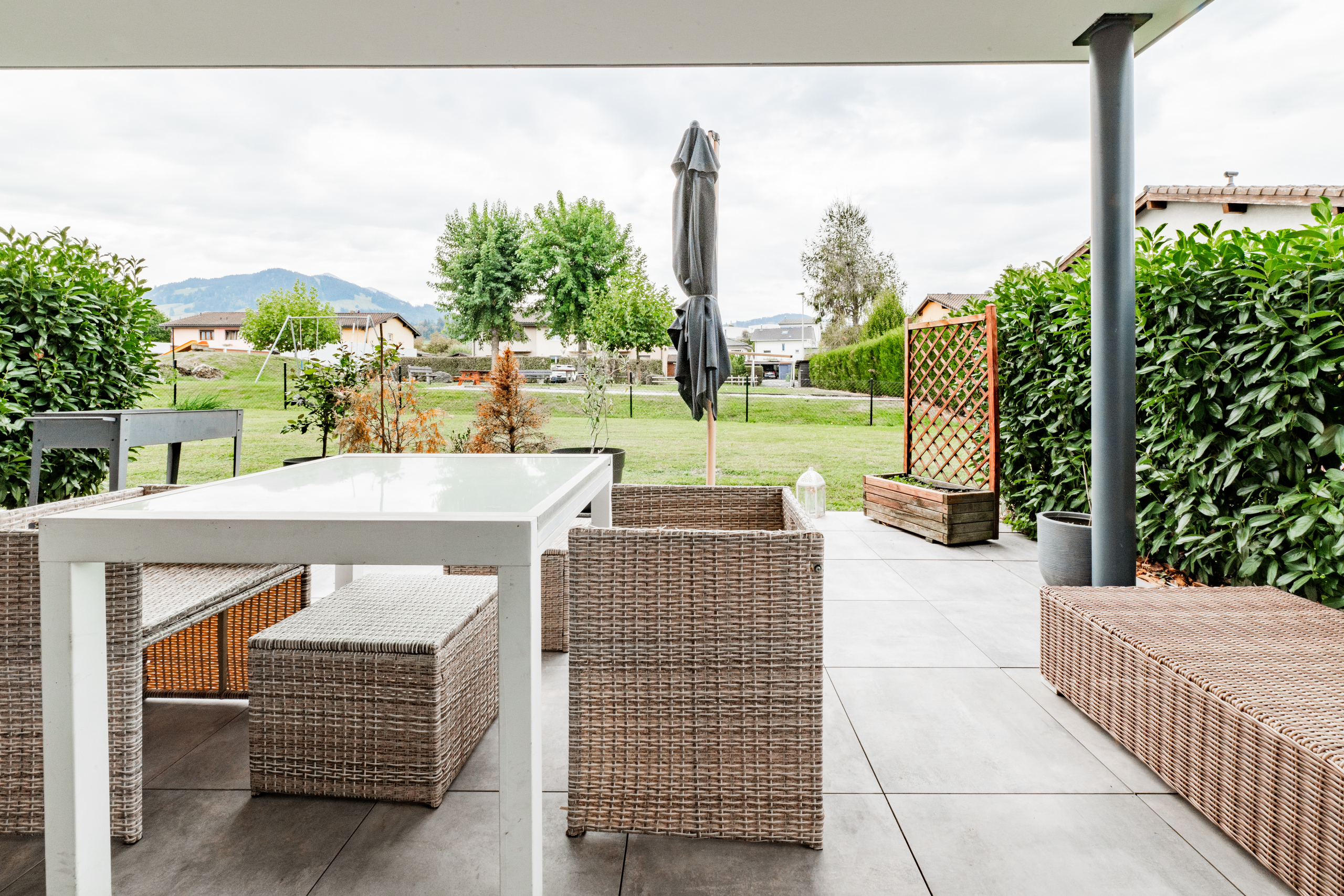 Terrasse couverte