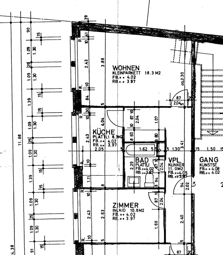 a drawing of a floor plan of a house