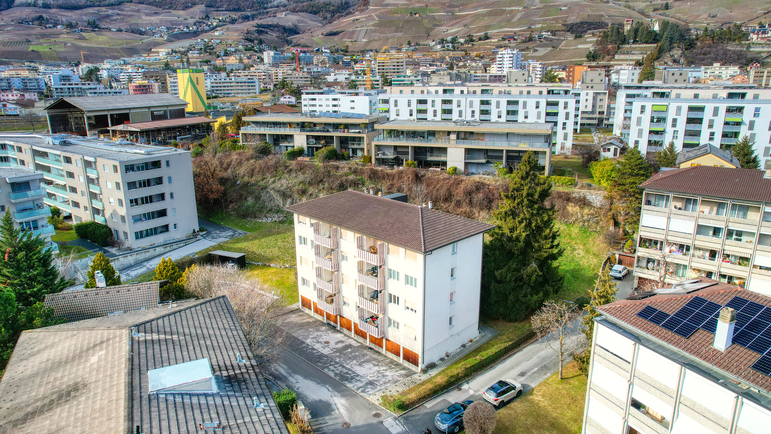 Appartement Sierre - Vue drone