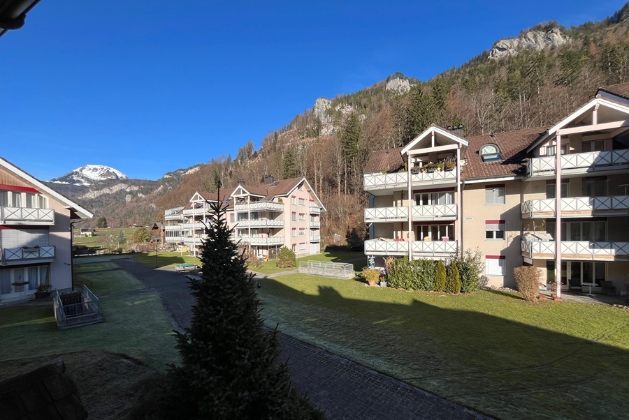 Aussicht ab Balkon Elternschlafzimmer
