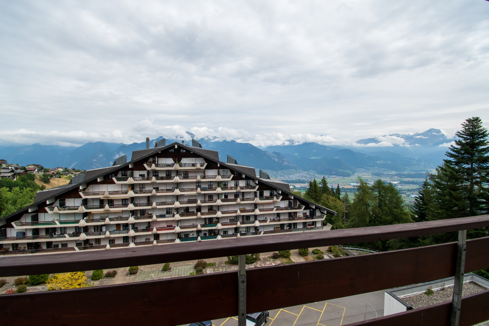 Vue plaine depuis la chambre