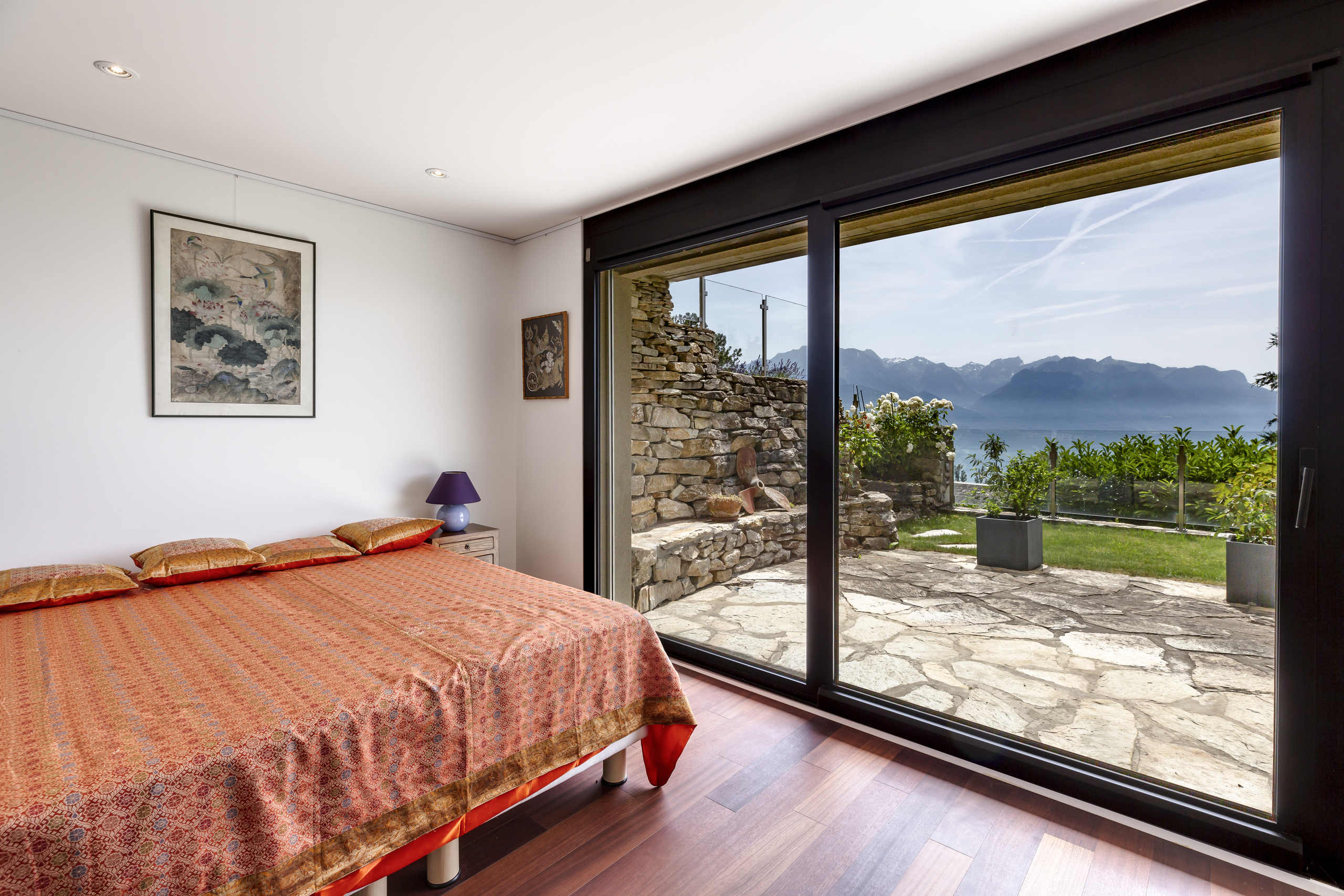 Chambre d'amis avec accès terrasse Chambre d'amis avec accès terrasse