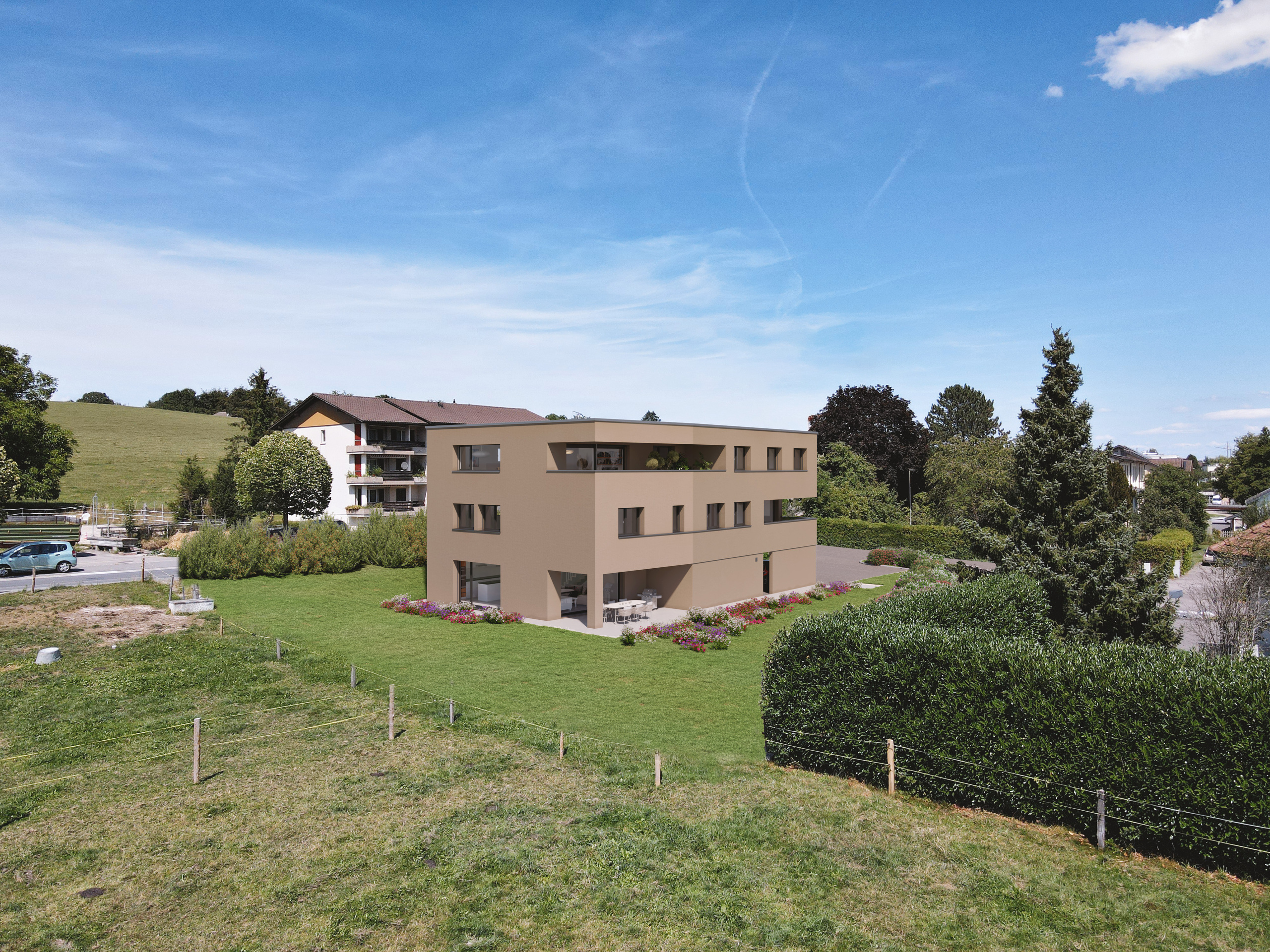 Immeuble façade sud-ouest - Image non contractuelle 