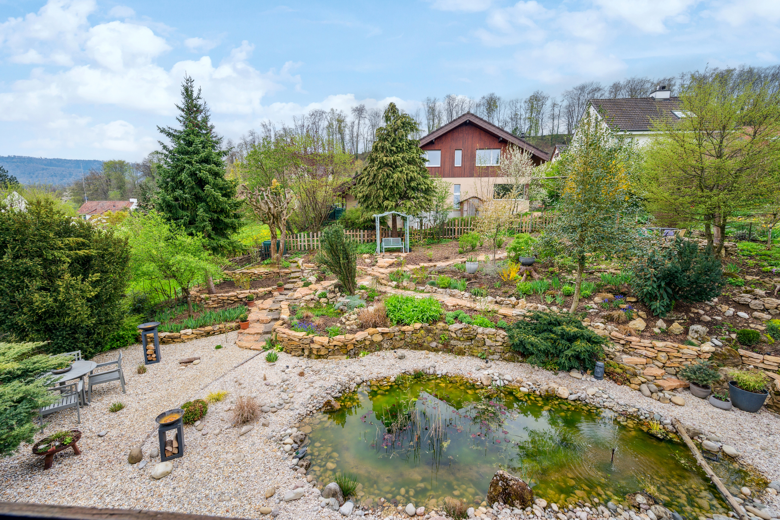 Aussicht vom Balkon 2. OG Aussicht vom Balkon 2. OG