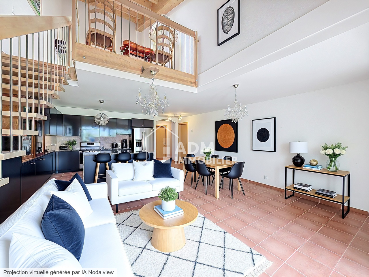 Salon - photo retravaillée Salon - photo retravaillée