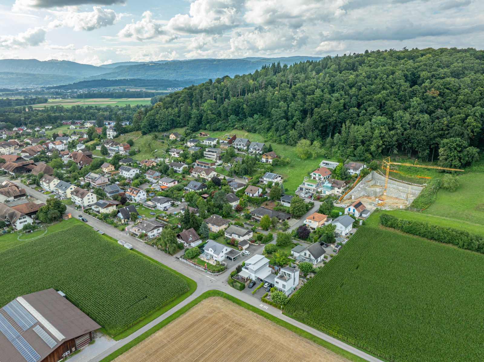 Bild mit der Drohne aufgenommen (30. Juli 2025). Bild mit der Drohne aufgenommen (30. Juli 2025).
