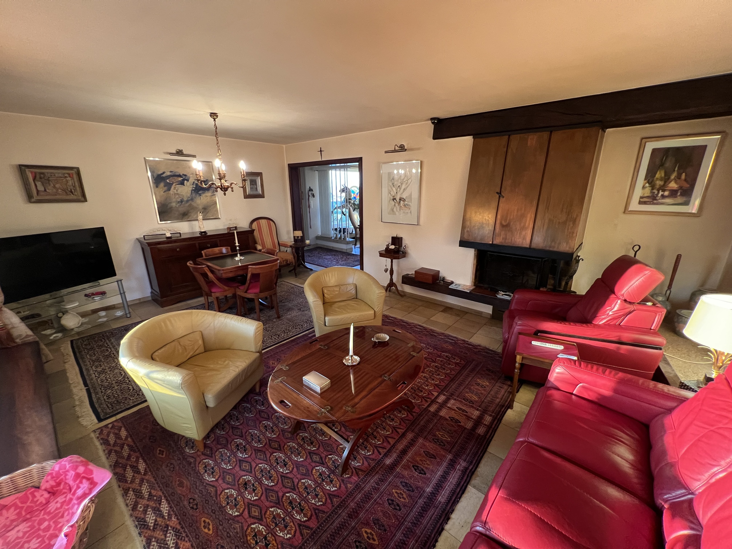 Living room with fireplace Living room with fireplace