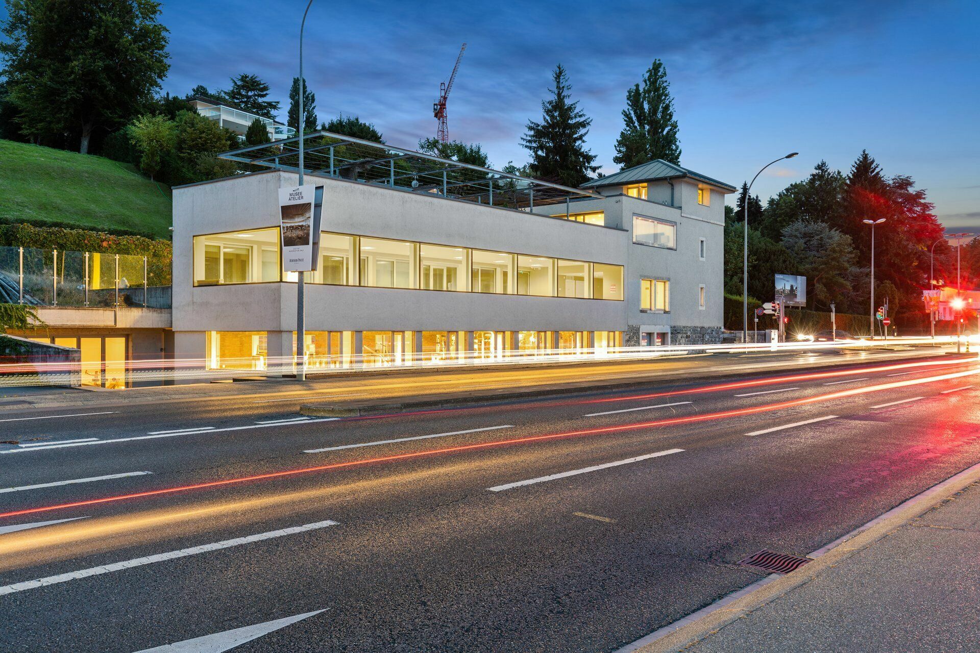 Nachtansicht vom See aus Nachtansicht vom See aus