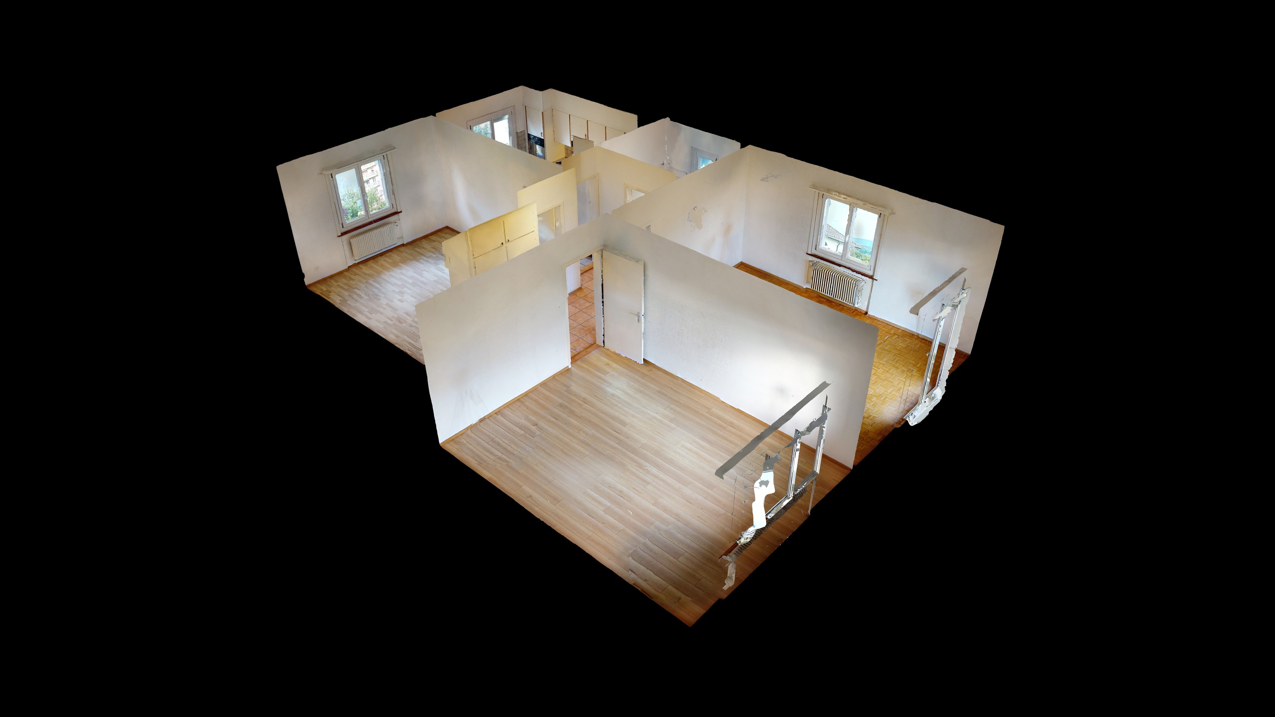 3,5 pièces - Vue 3D