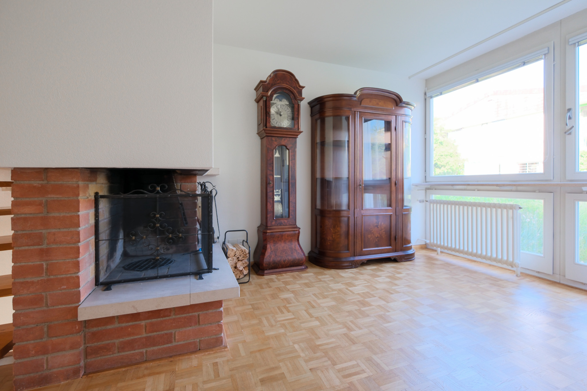 Wohnbereich mit Cheminée