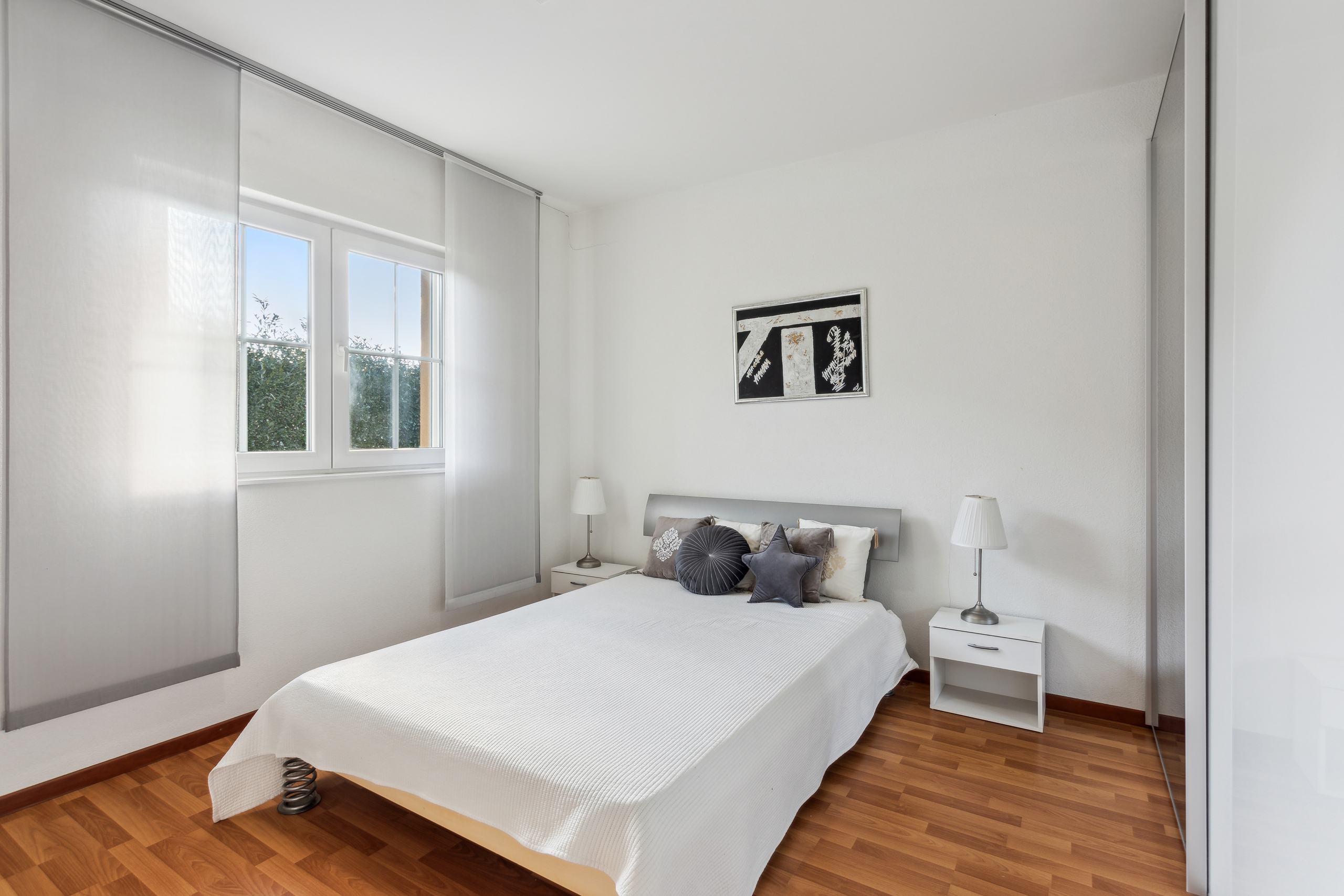 Chambre à coucher au rez