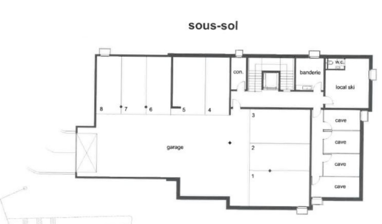 Plan sous-sol