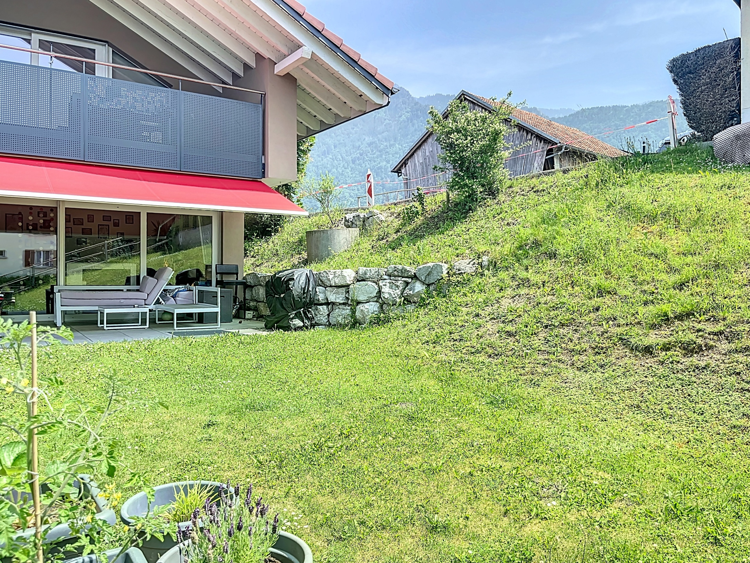 Terrasse couverte