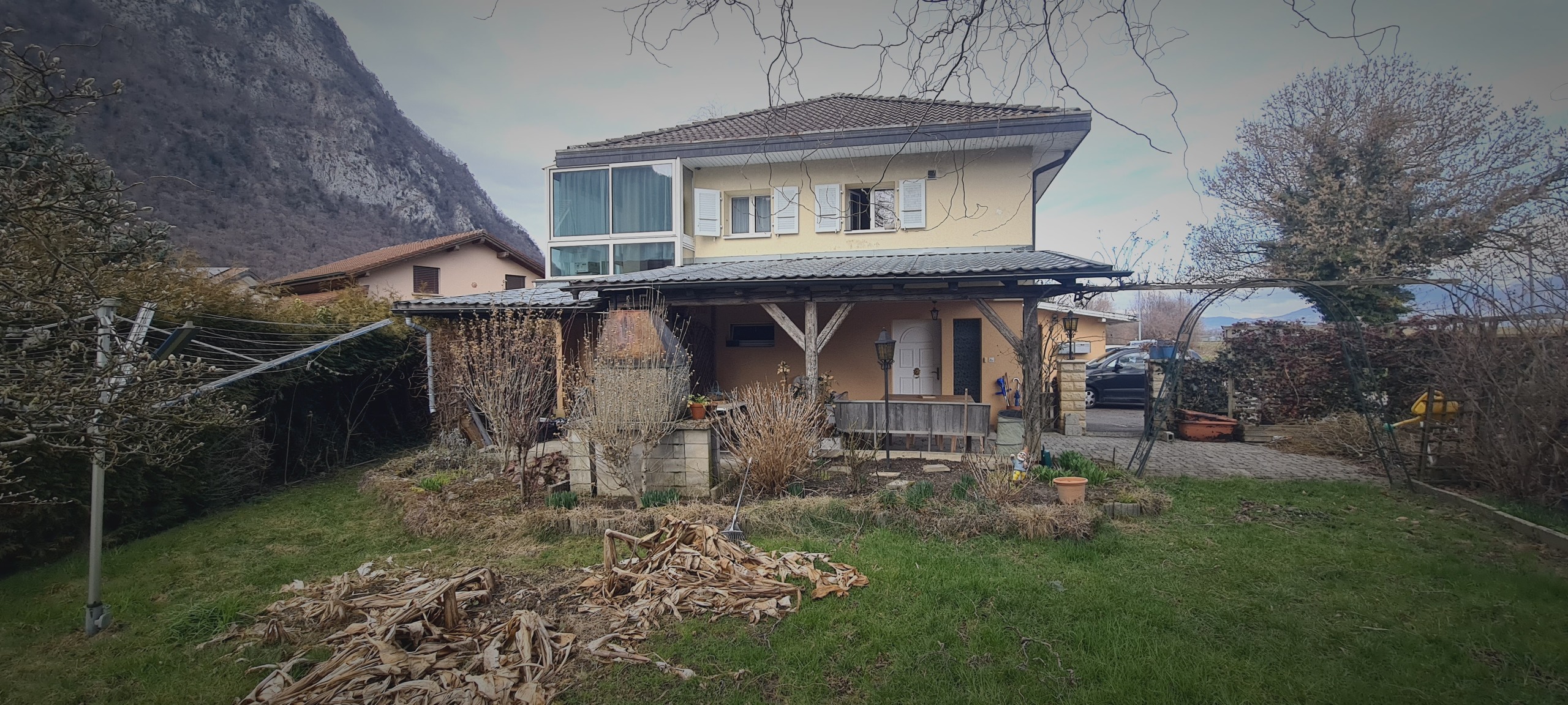 Vue depuis le jardin