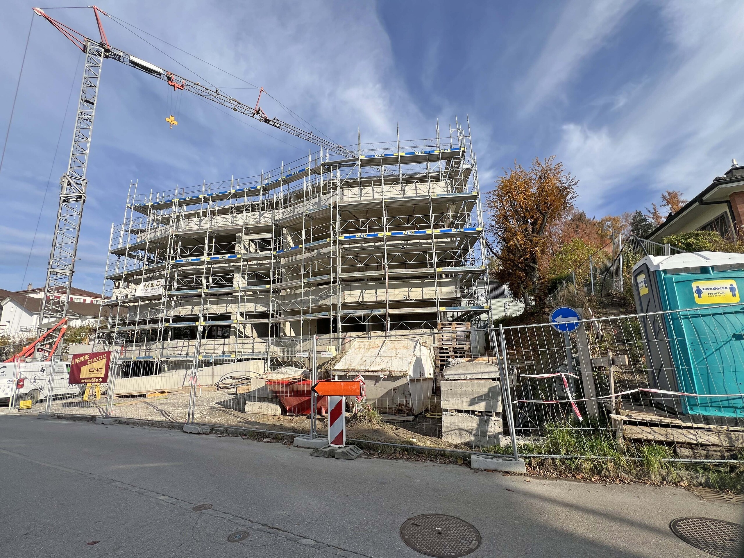 La Résidence Chamblioux 22 - Immeuble en cours de construction 