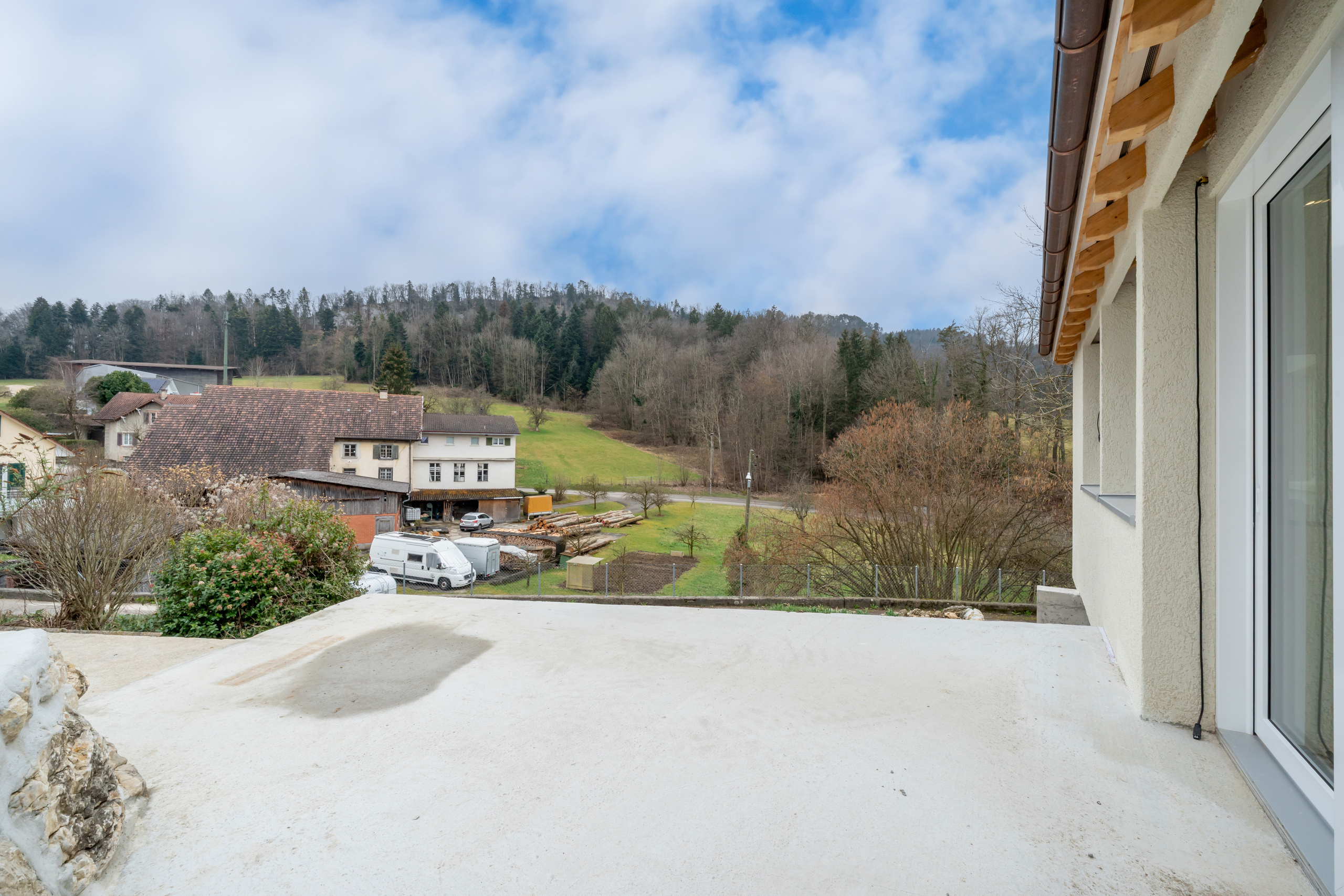 Sitzplatz mit toller Aussicht