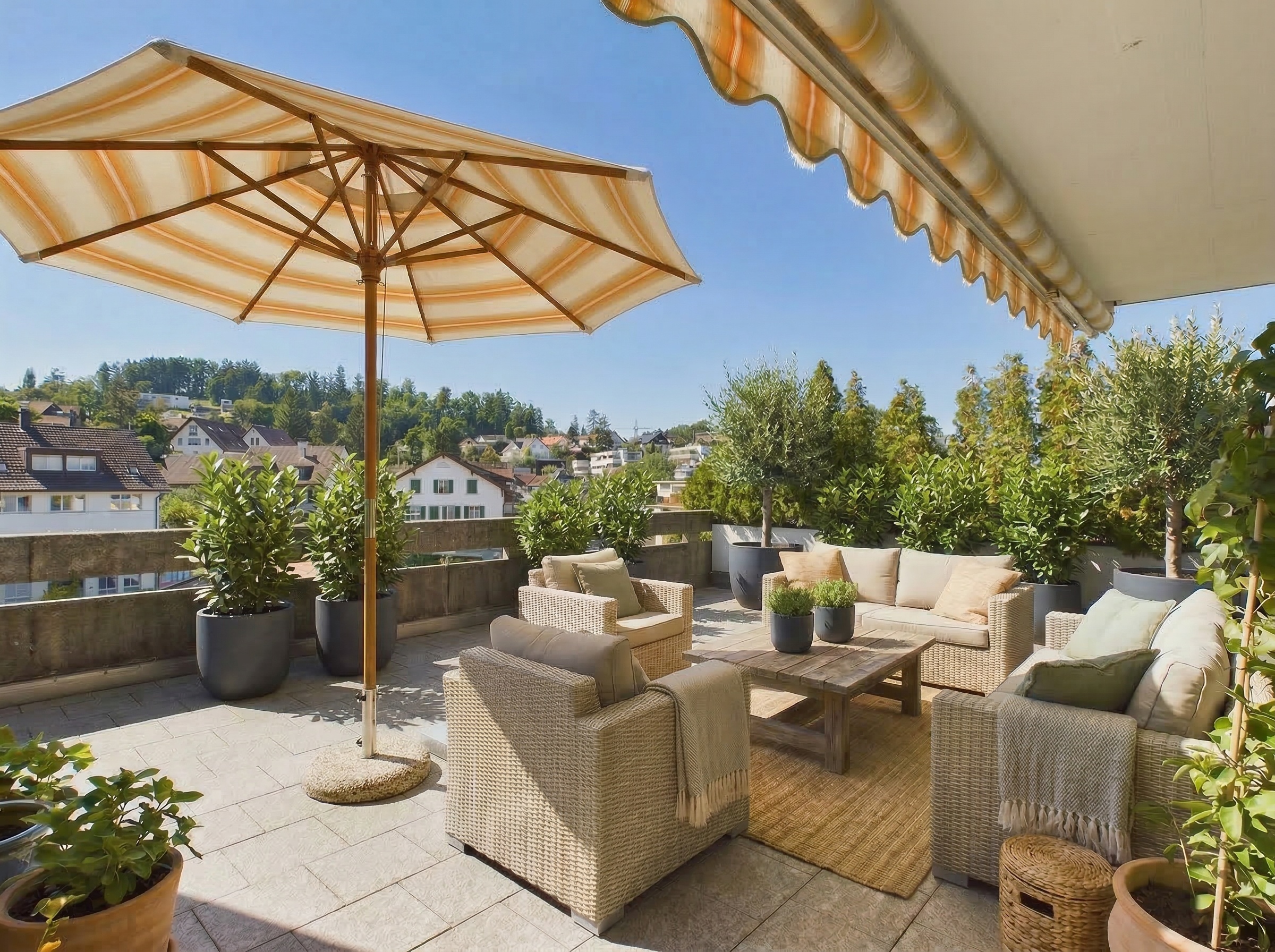 Visualisierung Dachterrasse