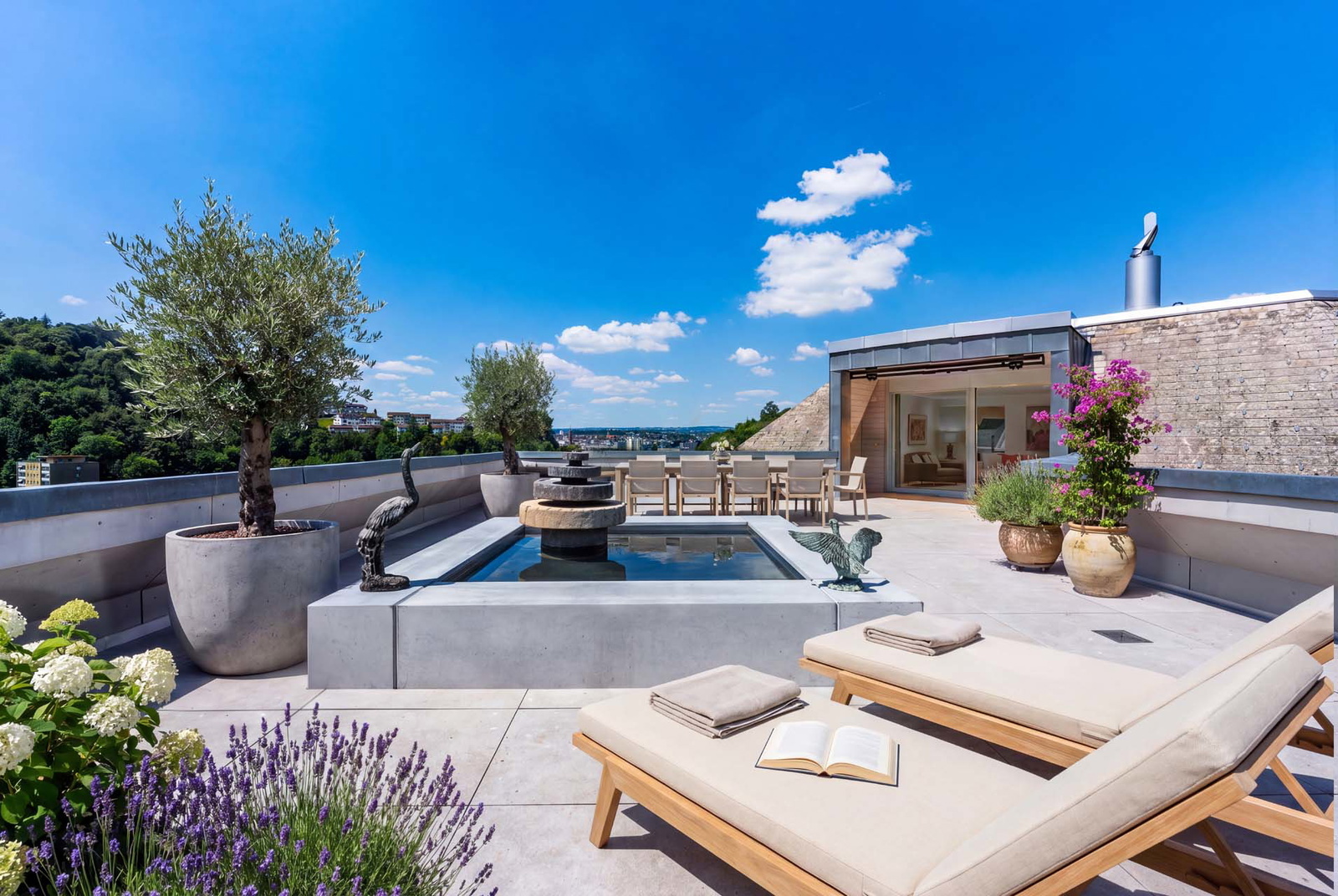 Einmalige Dachterrasse