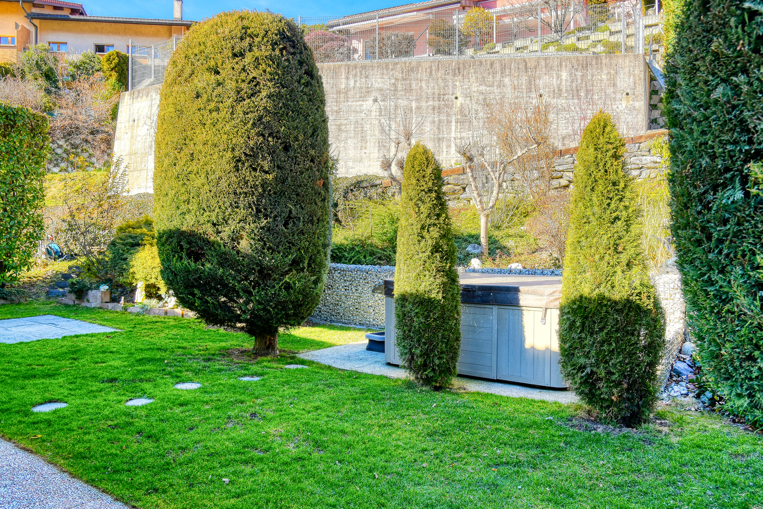 Villa Miège - Jardin nord avec jacuzzi