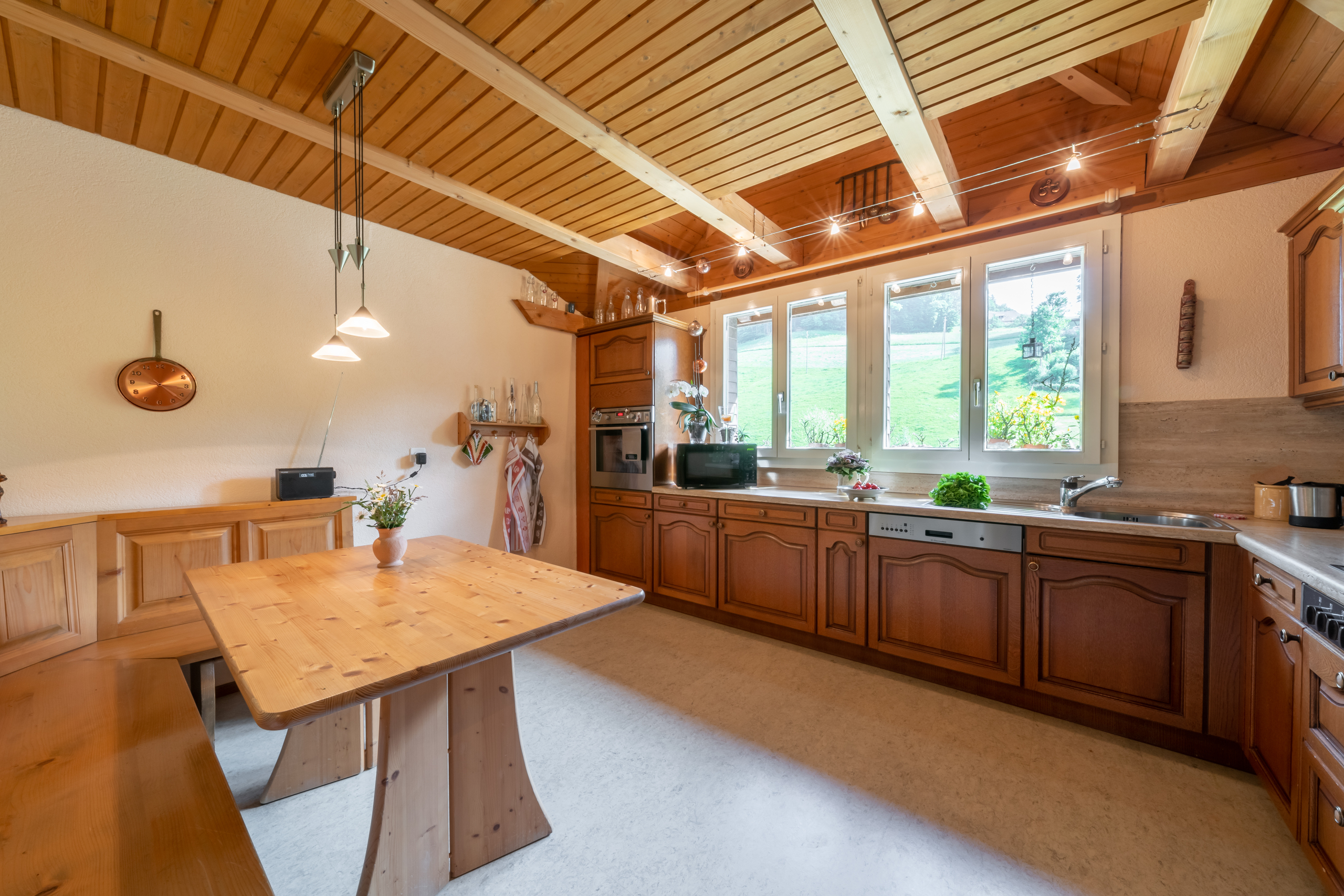 Küche der Dachwohnung Küche der Dachwohnung