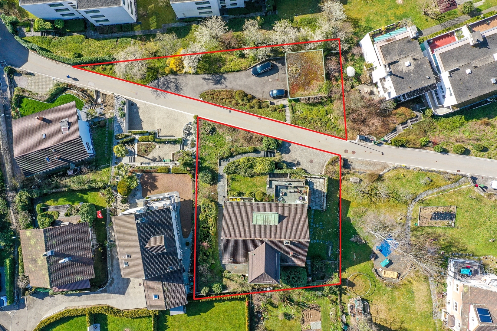 virtuelle Parzellengrenzen