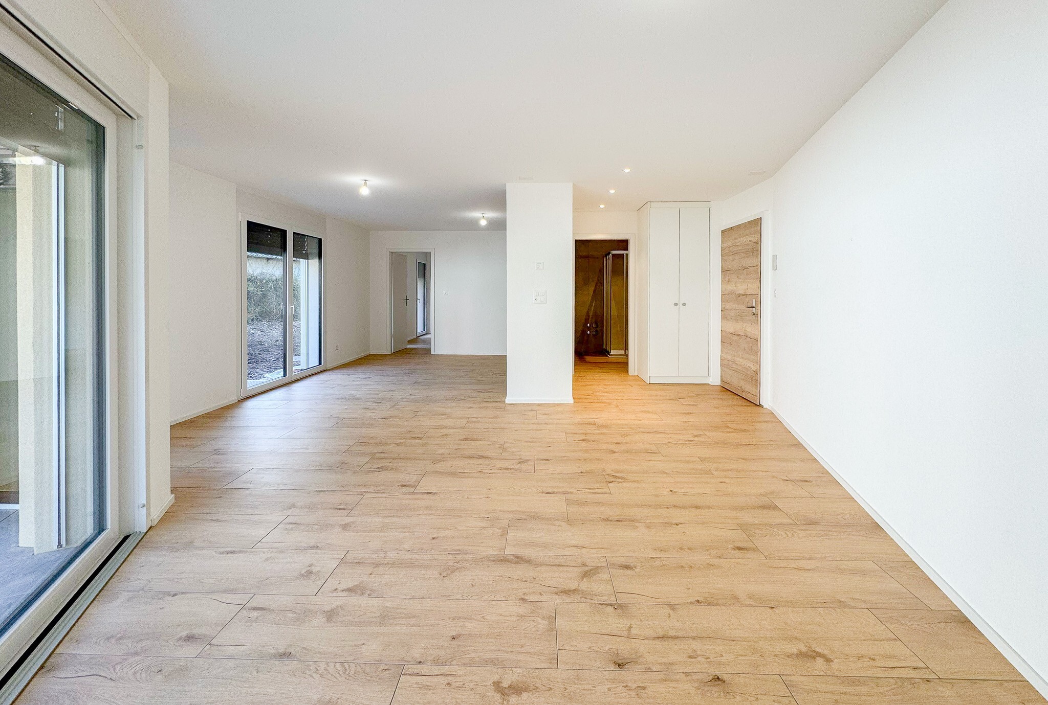 Exemple d'agencement intérieur (bâtiment A, 2.5 pces au rez) Exemple d'agencement intérieur (bâtiment A, 2.5 pces au rez)