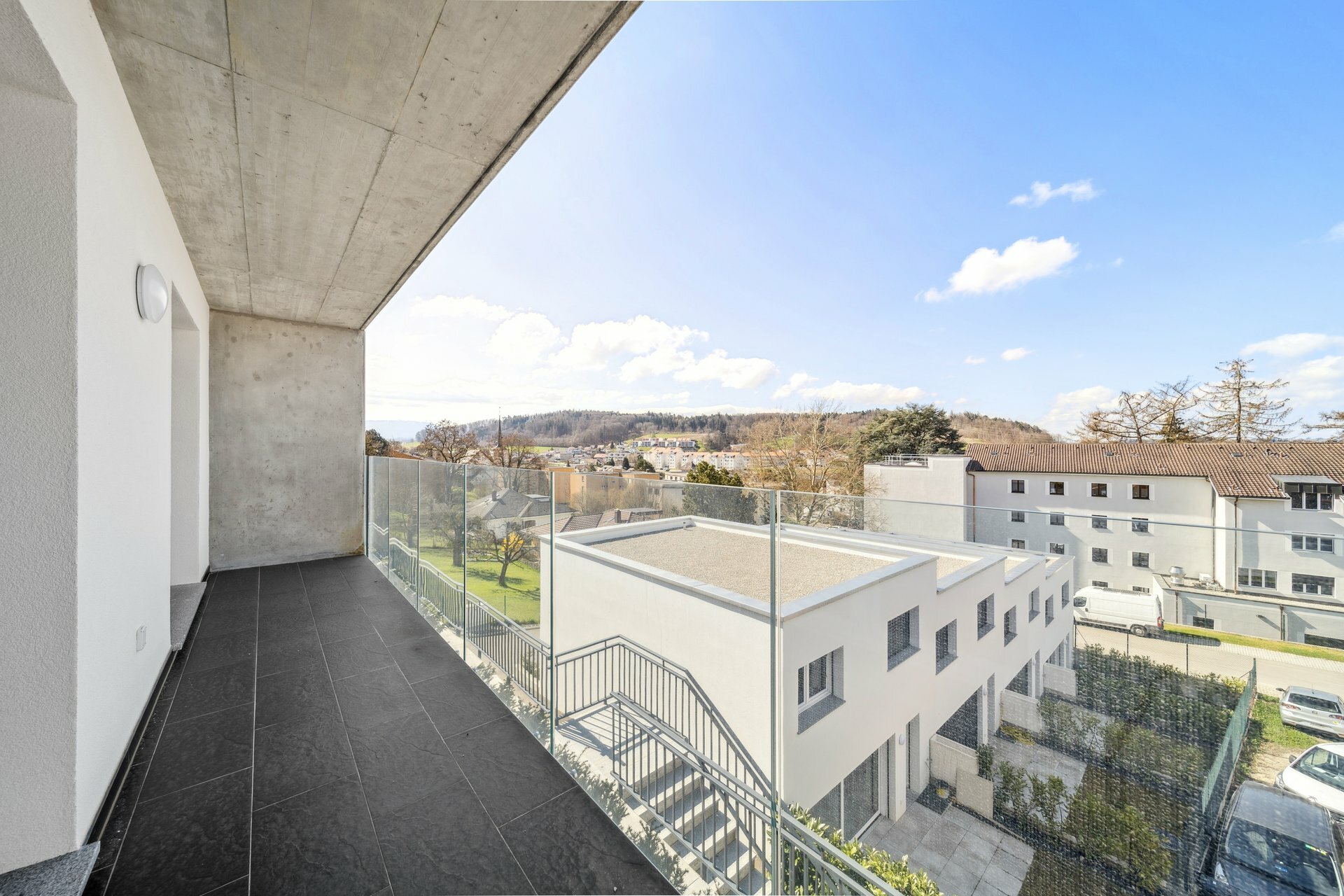 Balcon chambres enfants 