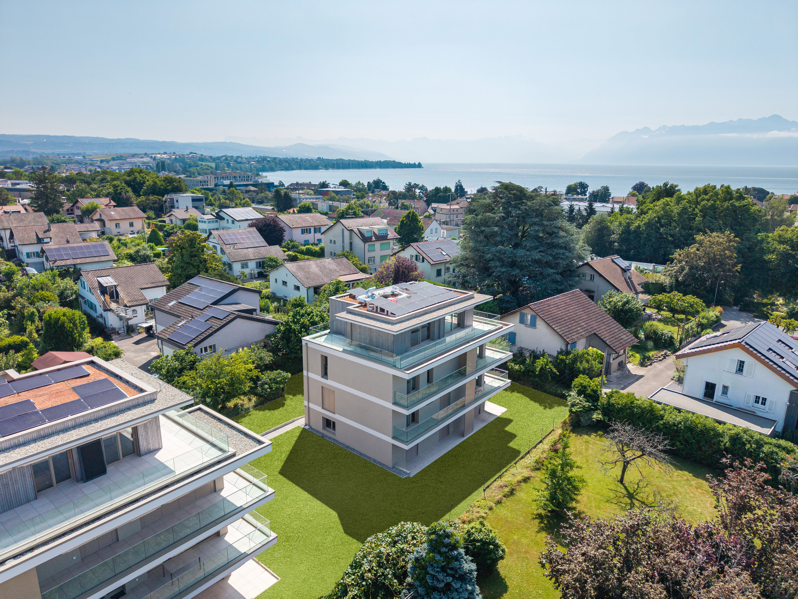 Vue extérieure de l'immeuble