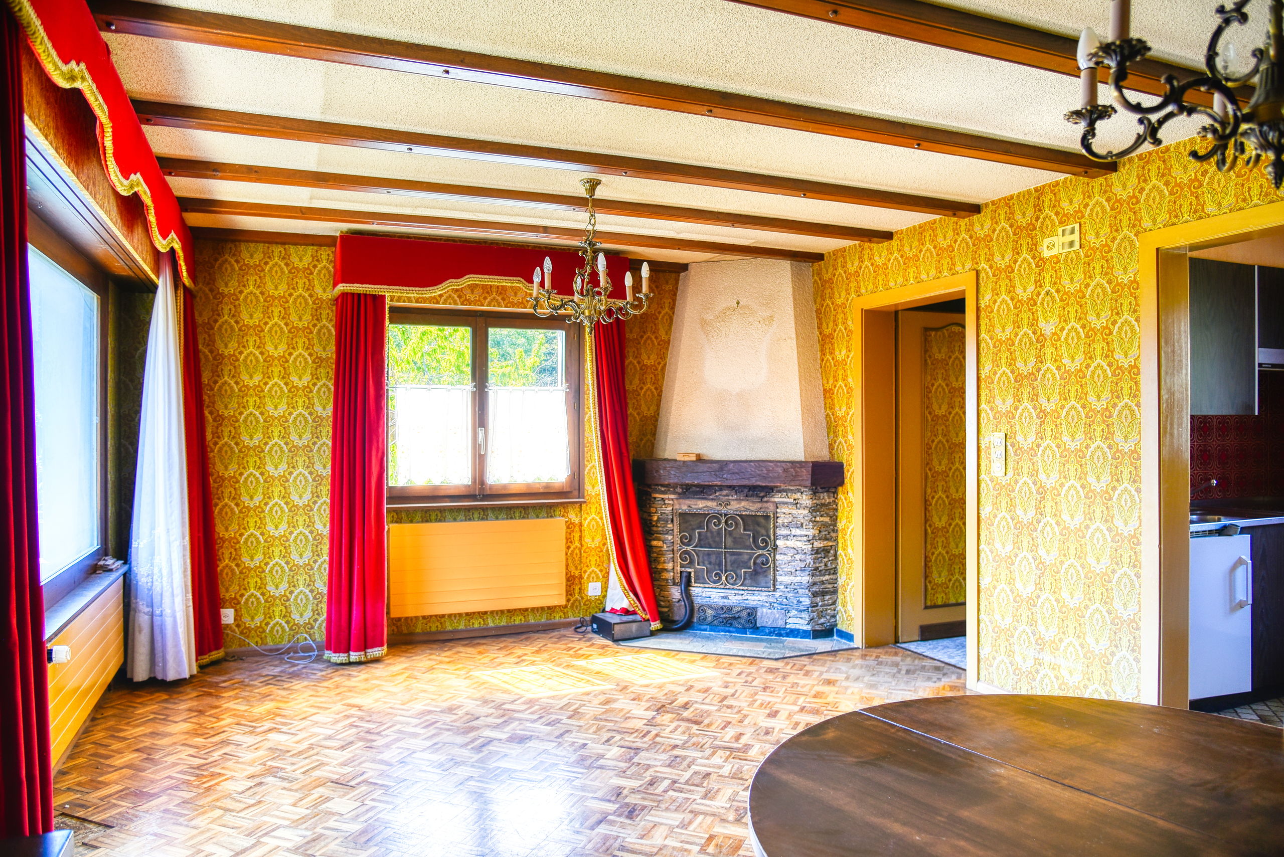 Maison Veyras - Séjour