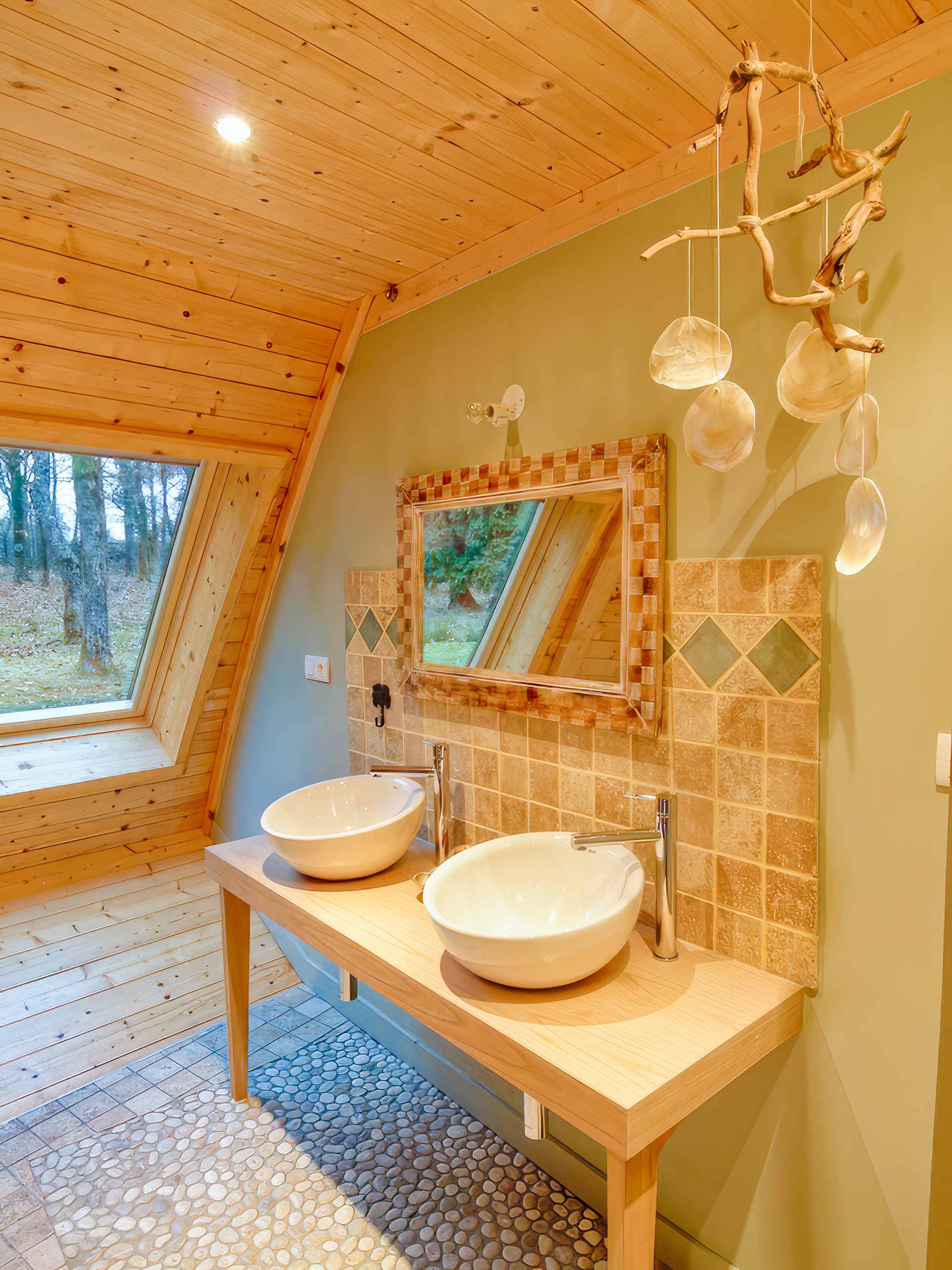 Domespace, la maison écologique qui limite les émissions de CO2 : la salle de bains.