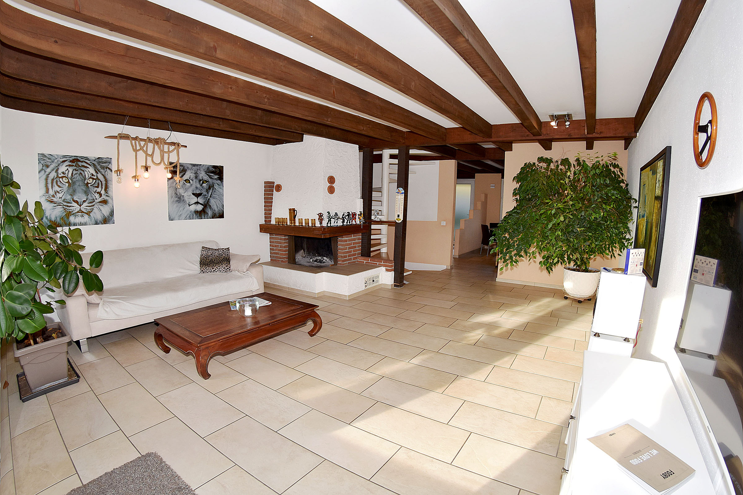 Die helle Wohnlandschaft