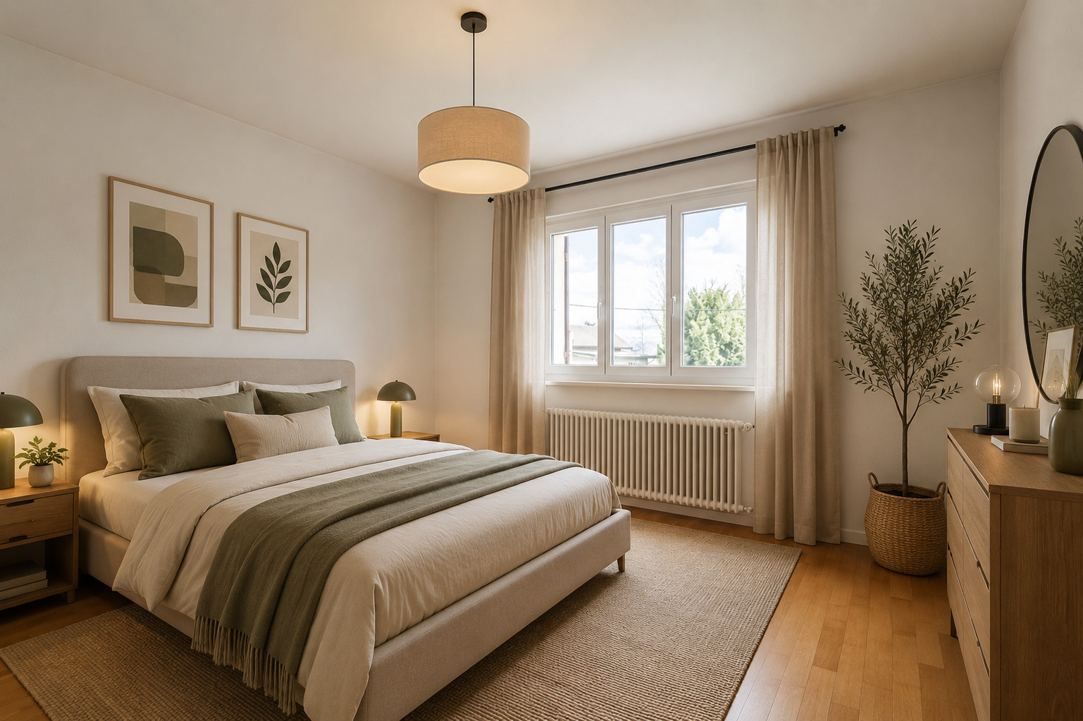 Proposition d'aménagement de la chambre n° 1 - Appartement 1er étage - Uniquement les meubles sont modifiés Proposition d'aménagement de la chambre n° 1 - Appartement 1er étage - Uniquement les meubles sont modifiés
