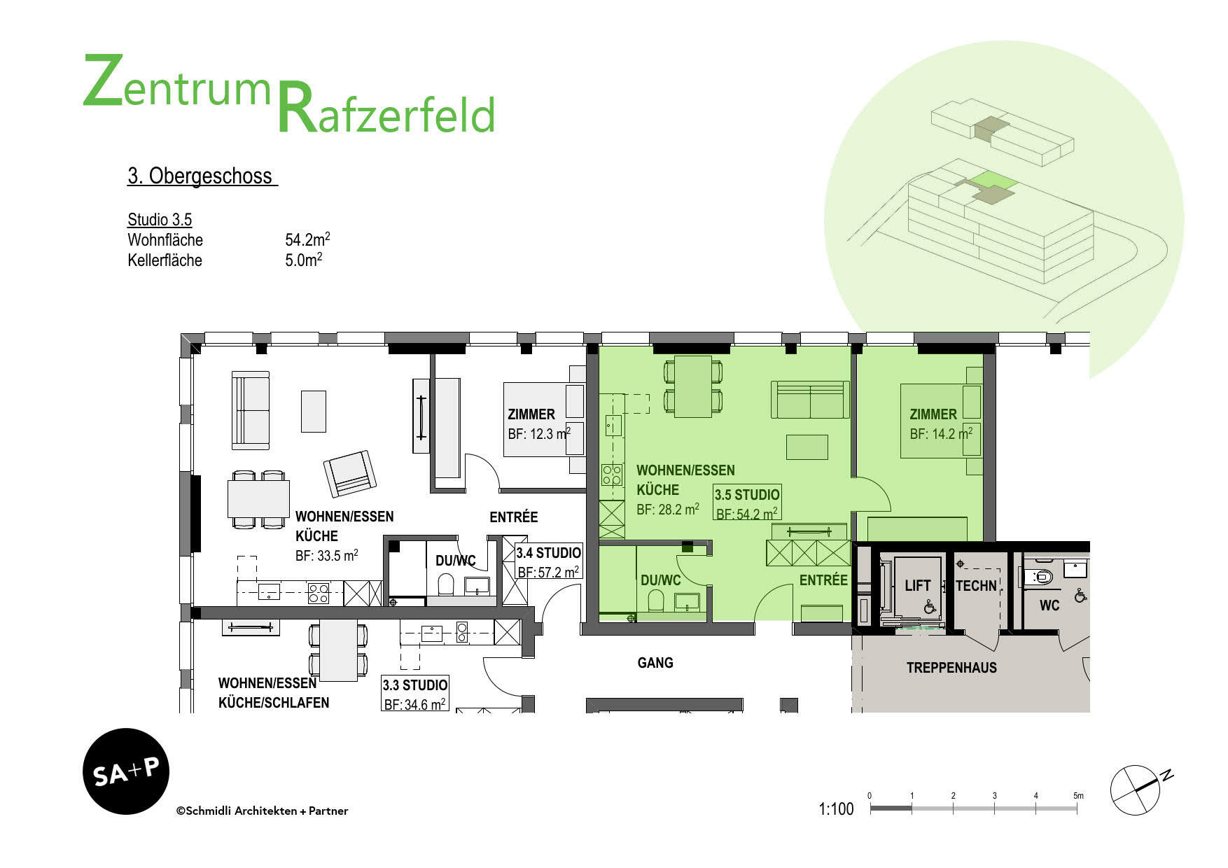 Studio 3.5, 2.5-Zimmer