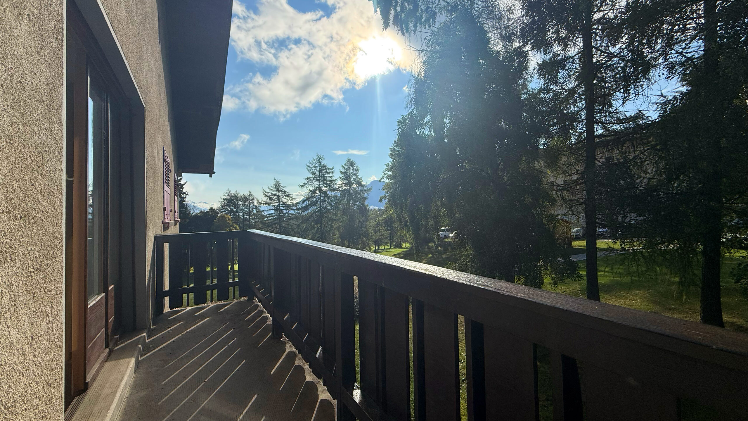 View from the south balcony View from the south balcony