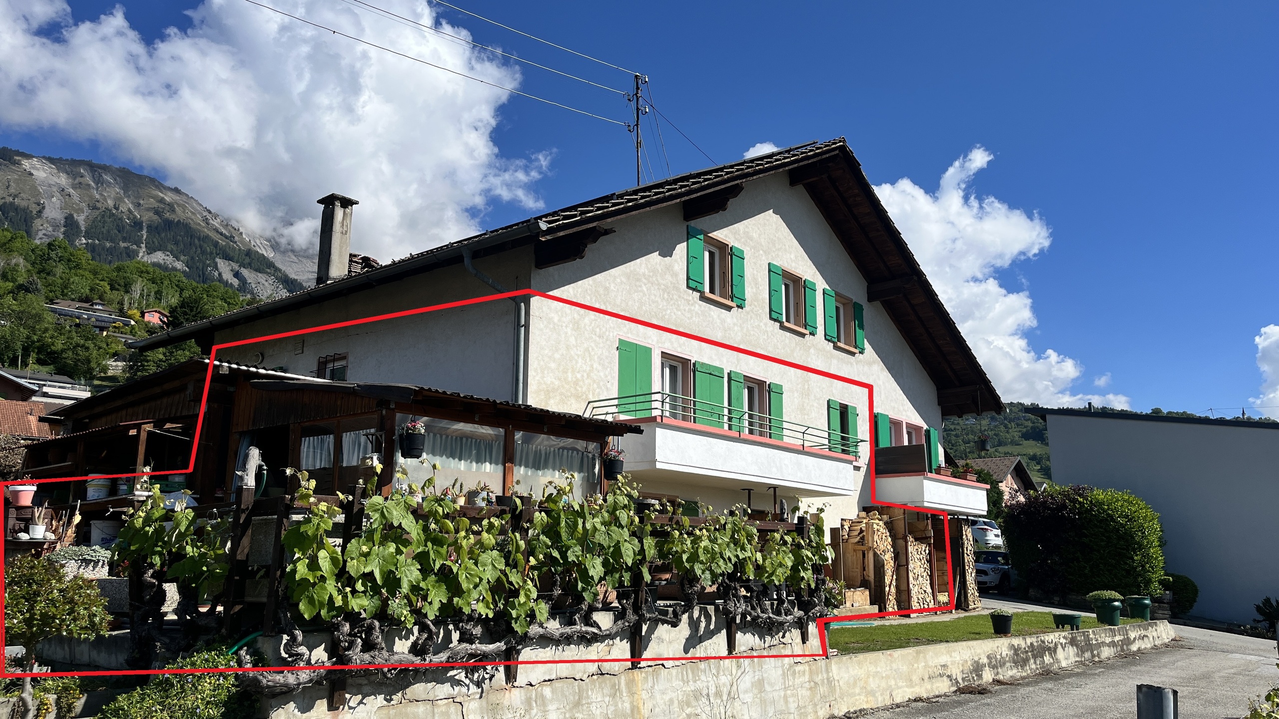 Façades ouest et sud