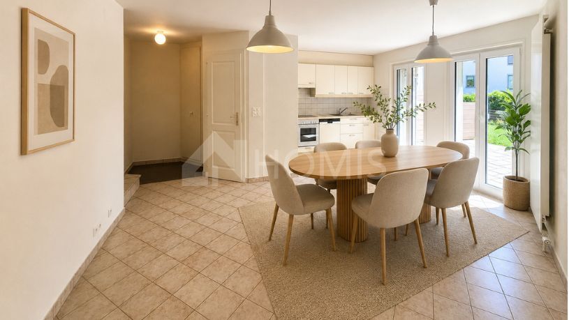 Aménagement présenté à titre d’illustration – home staging virtuel.