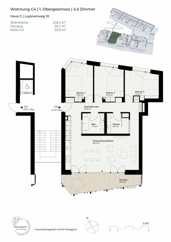 4.5 Zi. Wohnung