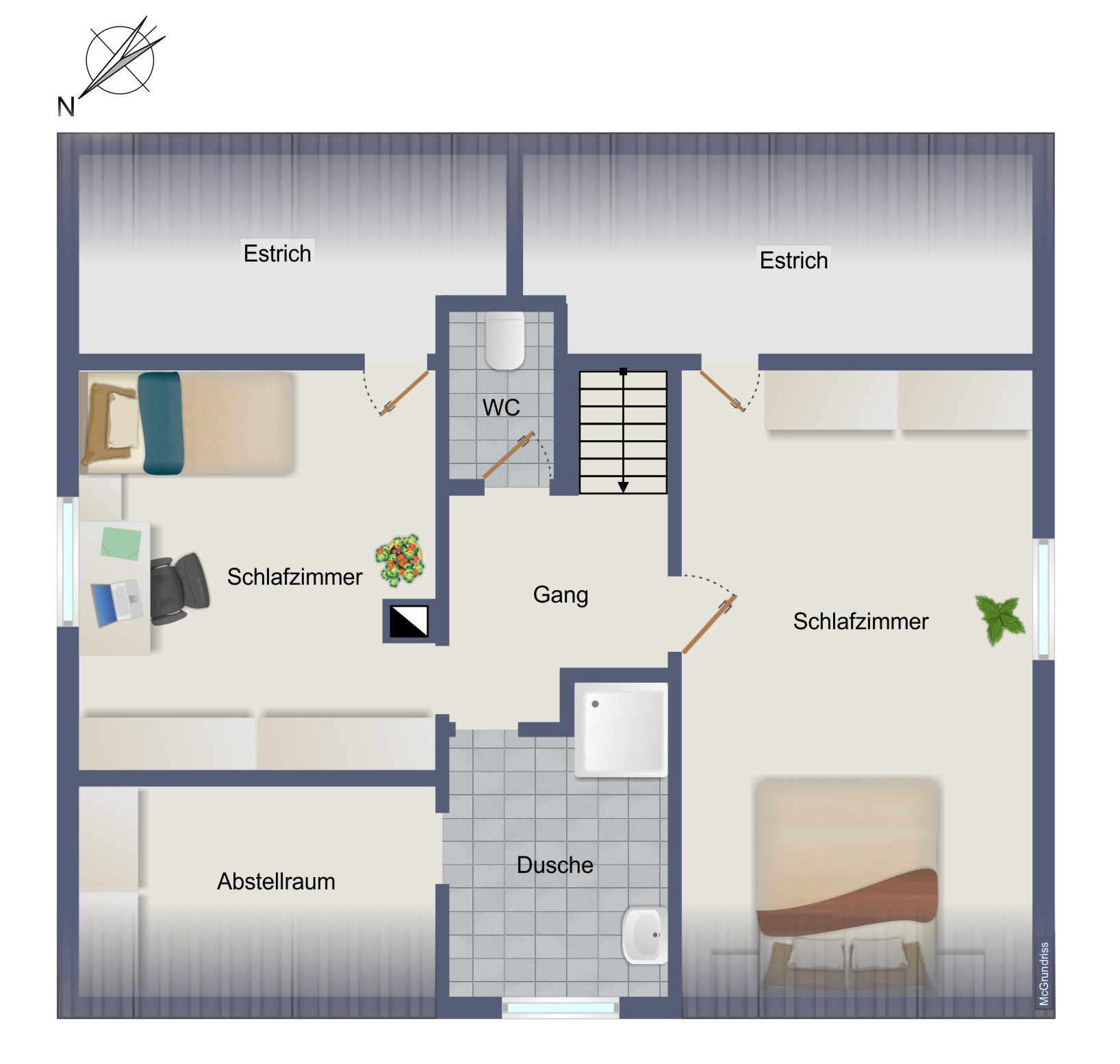 Grundriss Obergeschoss