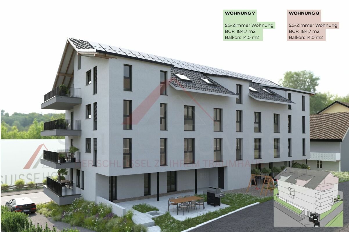 Fassadenansicht (Front, Rückseite, Seite) ? Vue de la façade (avant, arrière, côté)