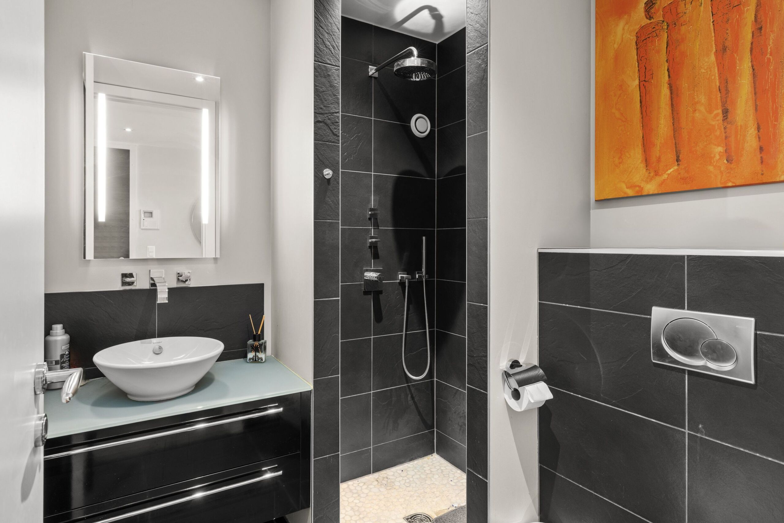 Salle douche/WC visiteurs Salle douche/WC visiteurs