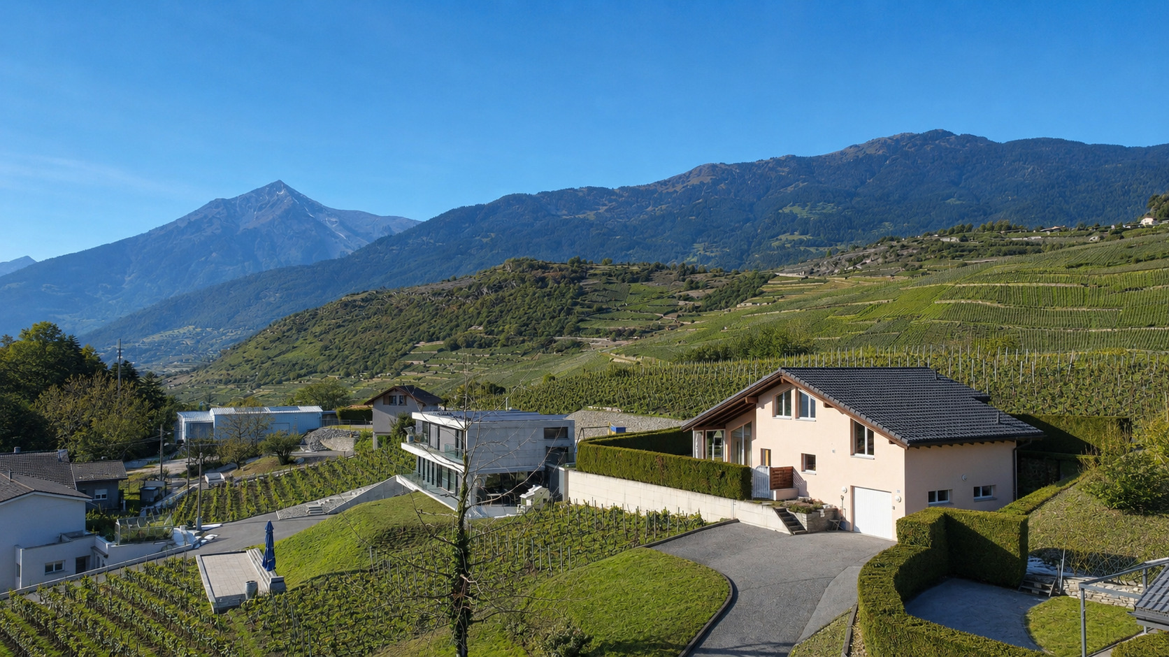 Vue de la villa Vue de la villa